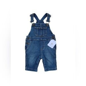 Little Co. NWT Size 3 Months Organic Denim Overalls